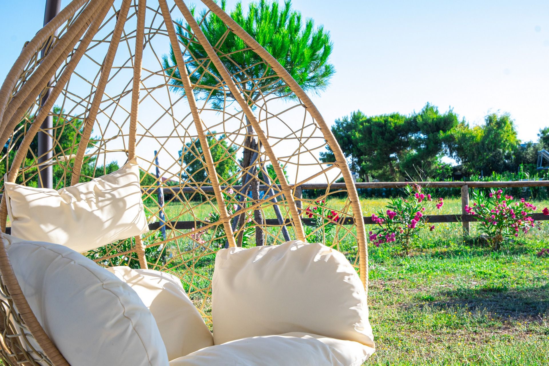spazi esterni del B&B Duccio a Mare per soggiorni estivi vicino al mare di Vieste
